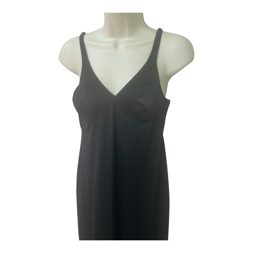 Vanity Fair VTG Nylon Lingerie Slip Dress Full Slip Midi Length Chemise